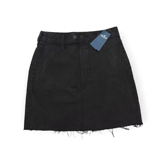 New Hollister Ultra High Rise Jean Denim Skirt Womens 3 - Picture 1 of 7